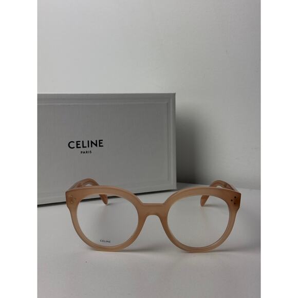 NEW Celine CL50093I Eyeglasses Frames Milky Pink - Picture 7 of 8